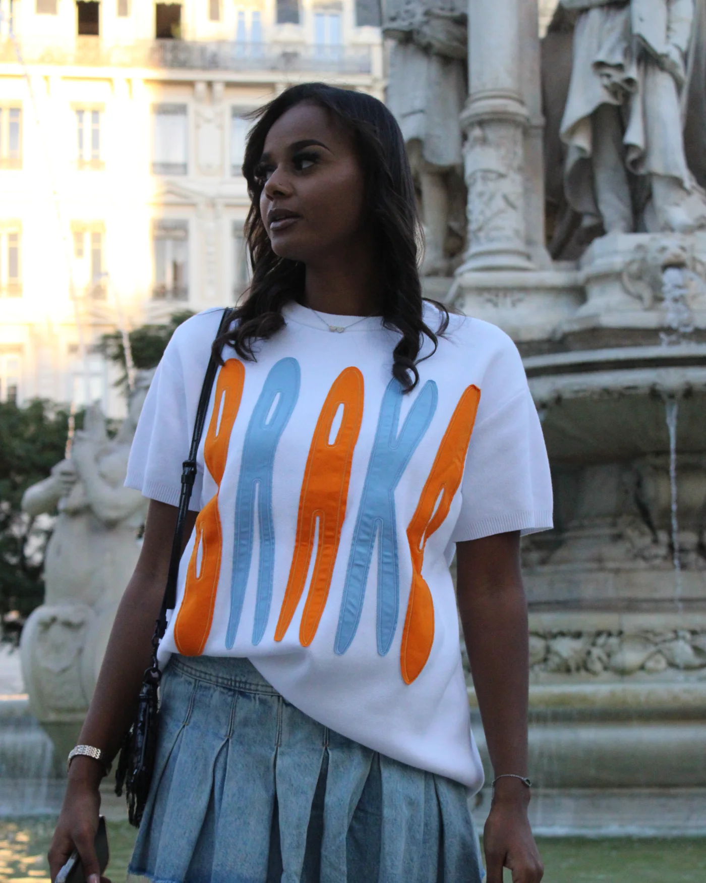 Static Denim Mini
